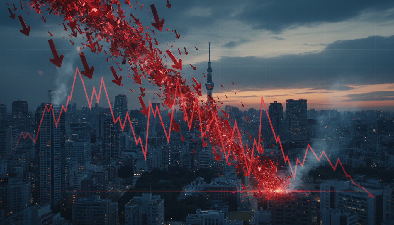 日経平均-1,867円の急落──「デカップリング幻想」わずか1日で崩壊