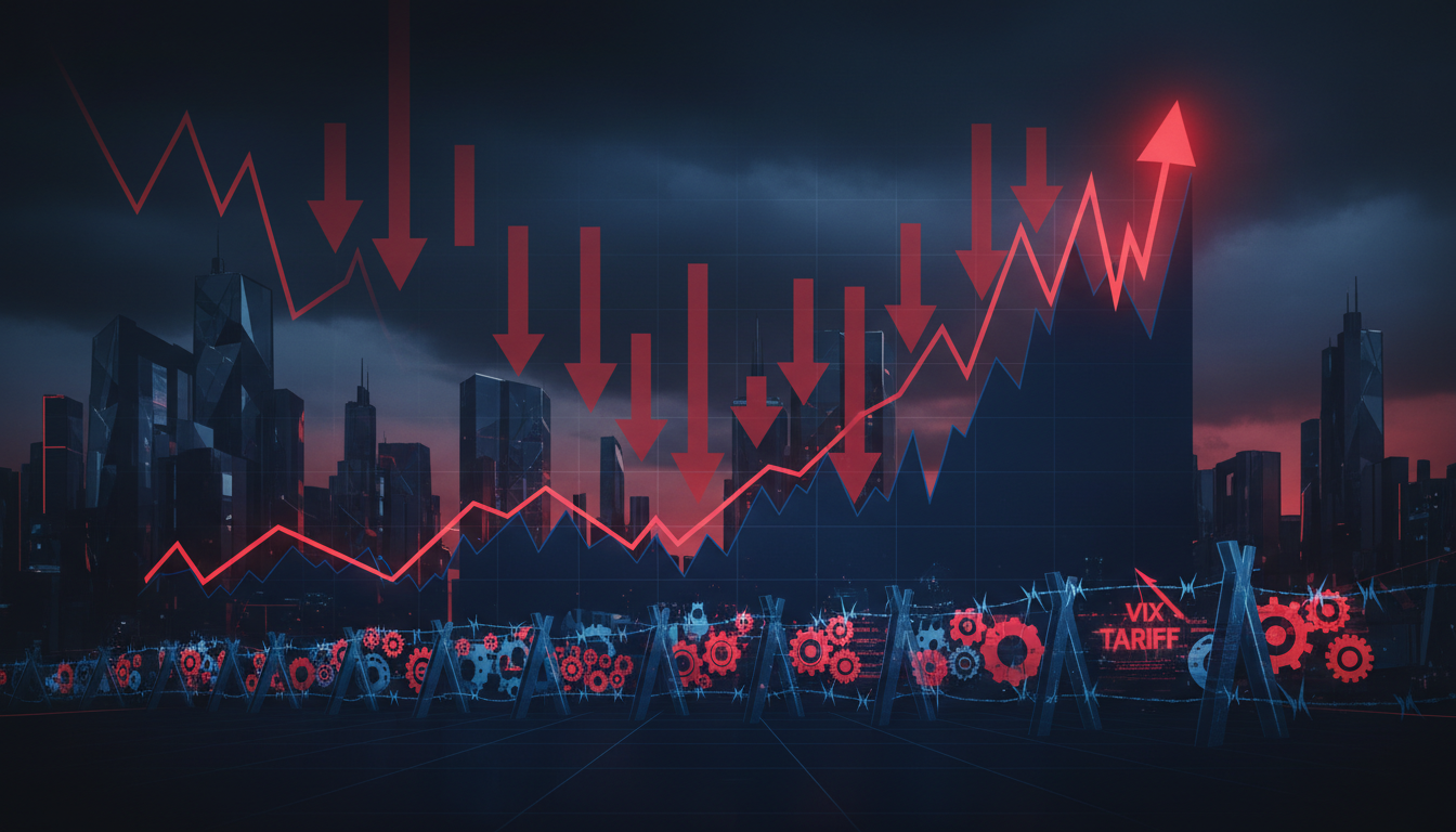 自動車関税25%・META-13%──S&P 500「5週連続安」、VIX 31が映すXデー前夜の恐怖