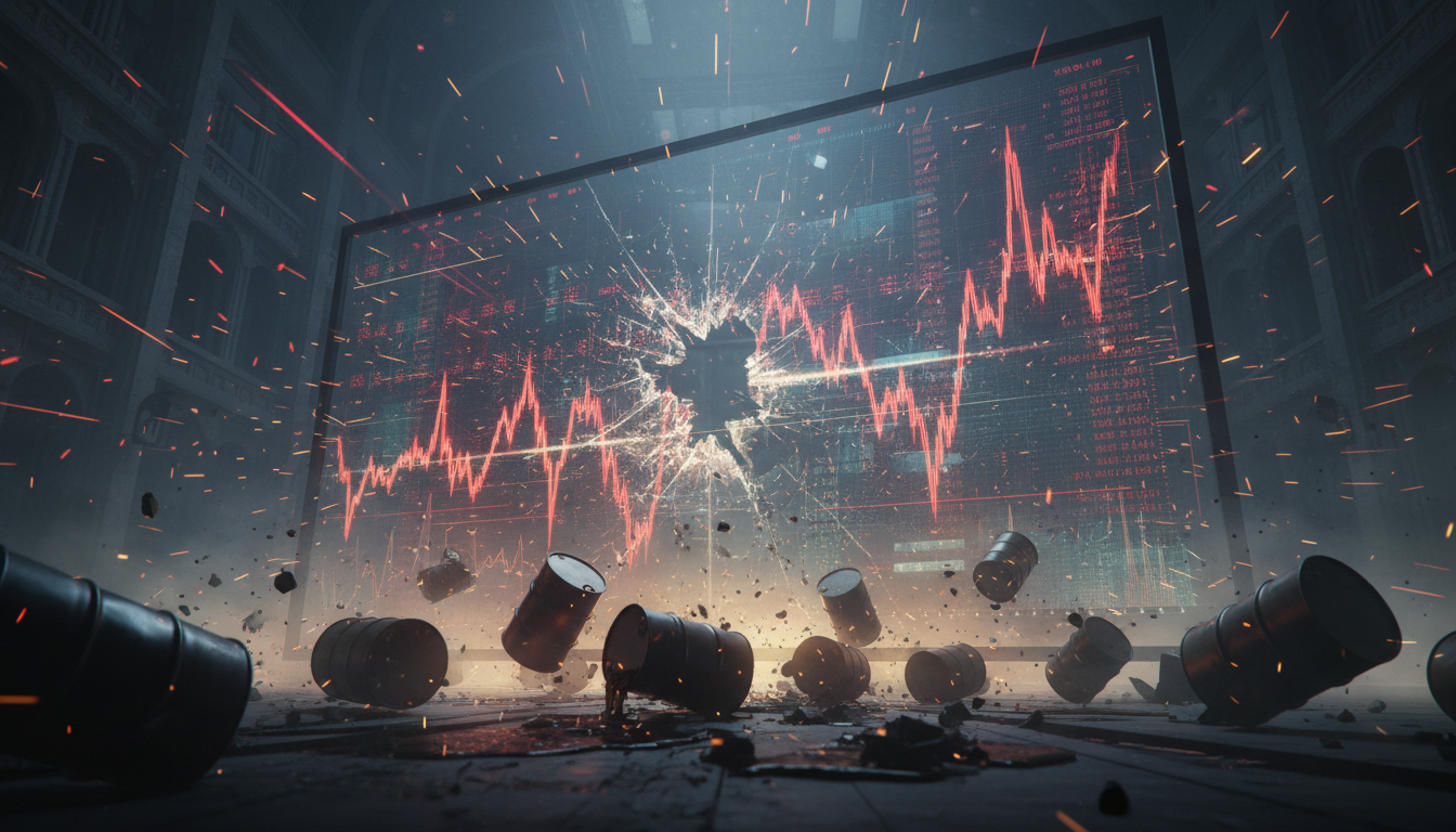 原油-9.6%暴落、日経-1,857円──4月2日関税Xデーまで残り9日