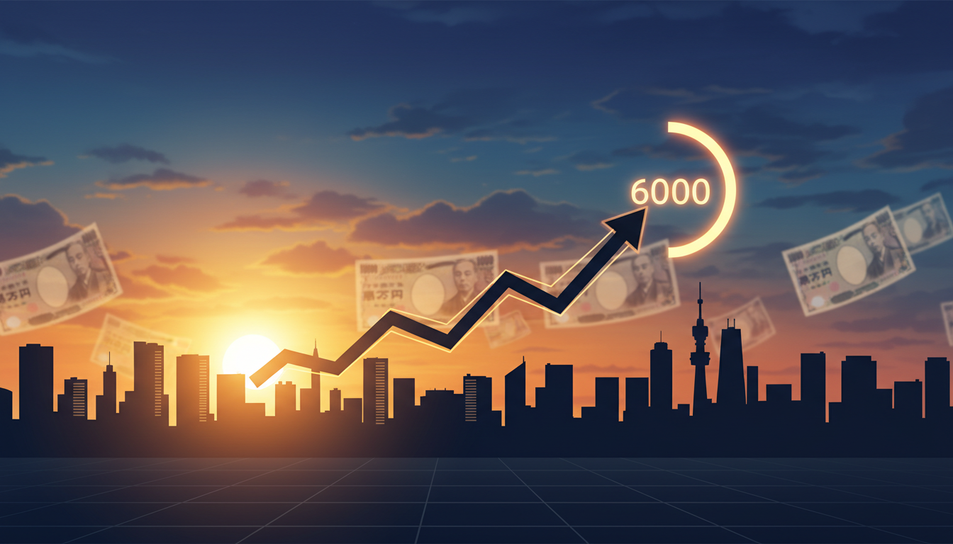 日経59,500円で連日最高値、円安159円突破で60,000円射程──介入警戒帯の足元