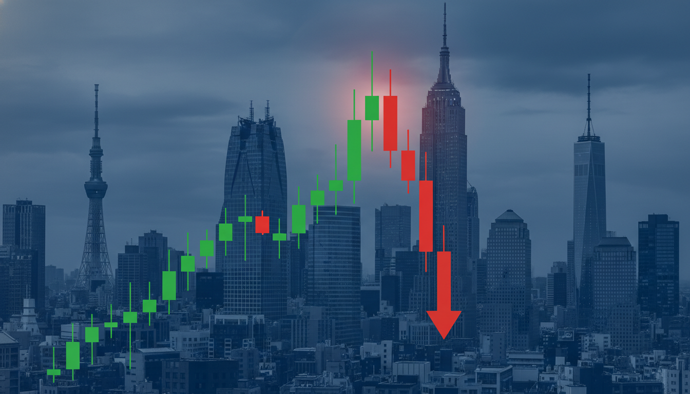 60,000円目前で撥ね返された日経──NASDAQ+6.8%・NVIDIA 200ドル突破の週、円157円急騰が天井を暗示