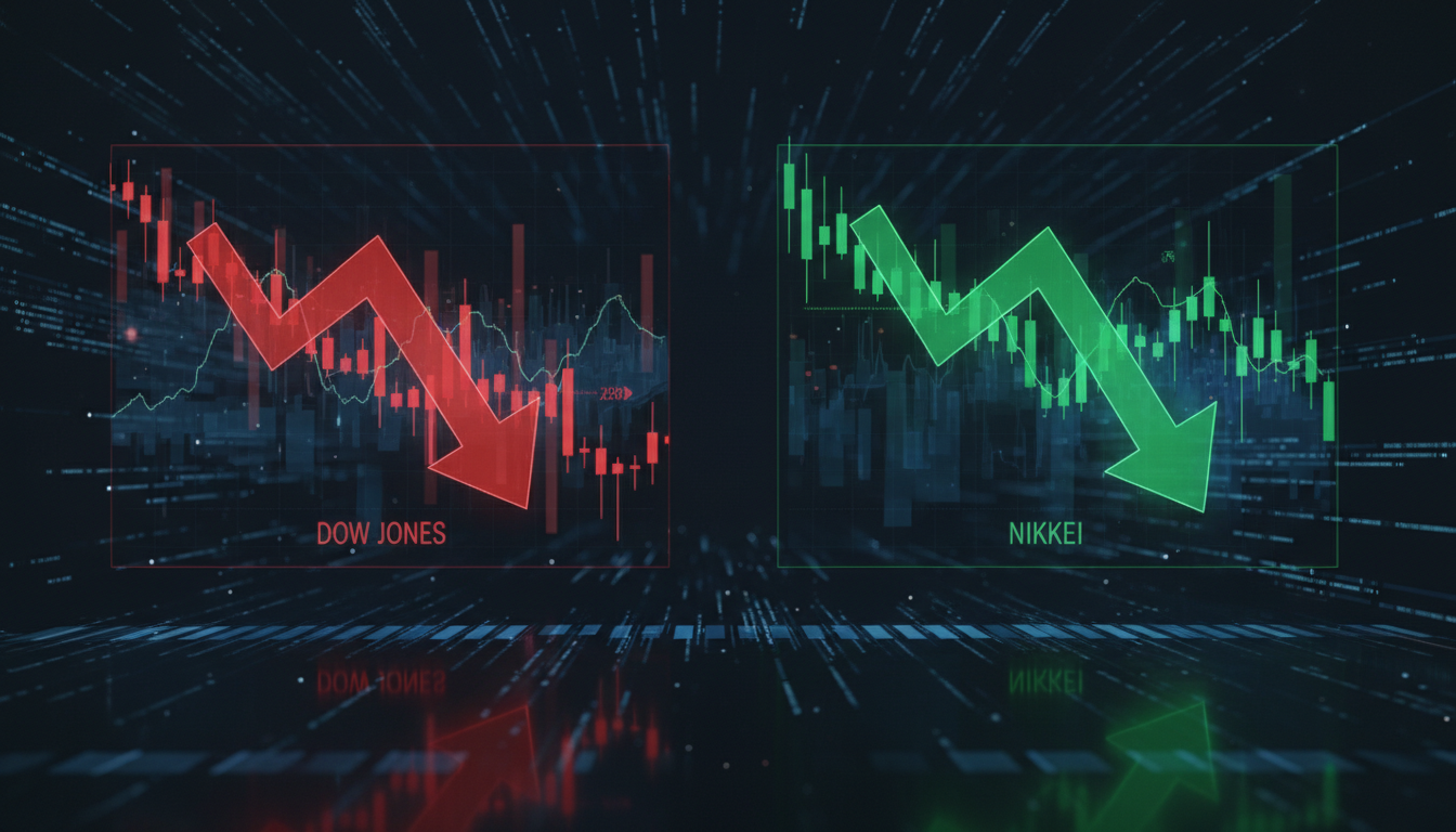 ダウ785ドル急落、関税ショック第2波の足音——日経平均は4日ぶり反発