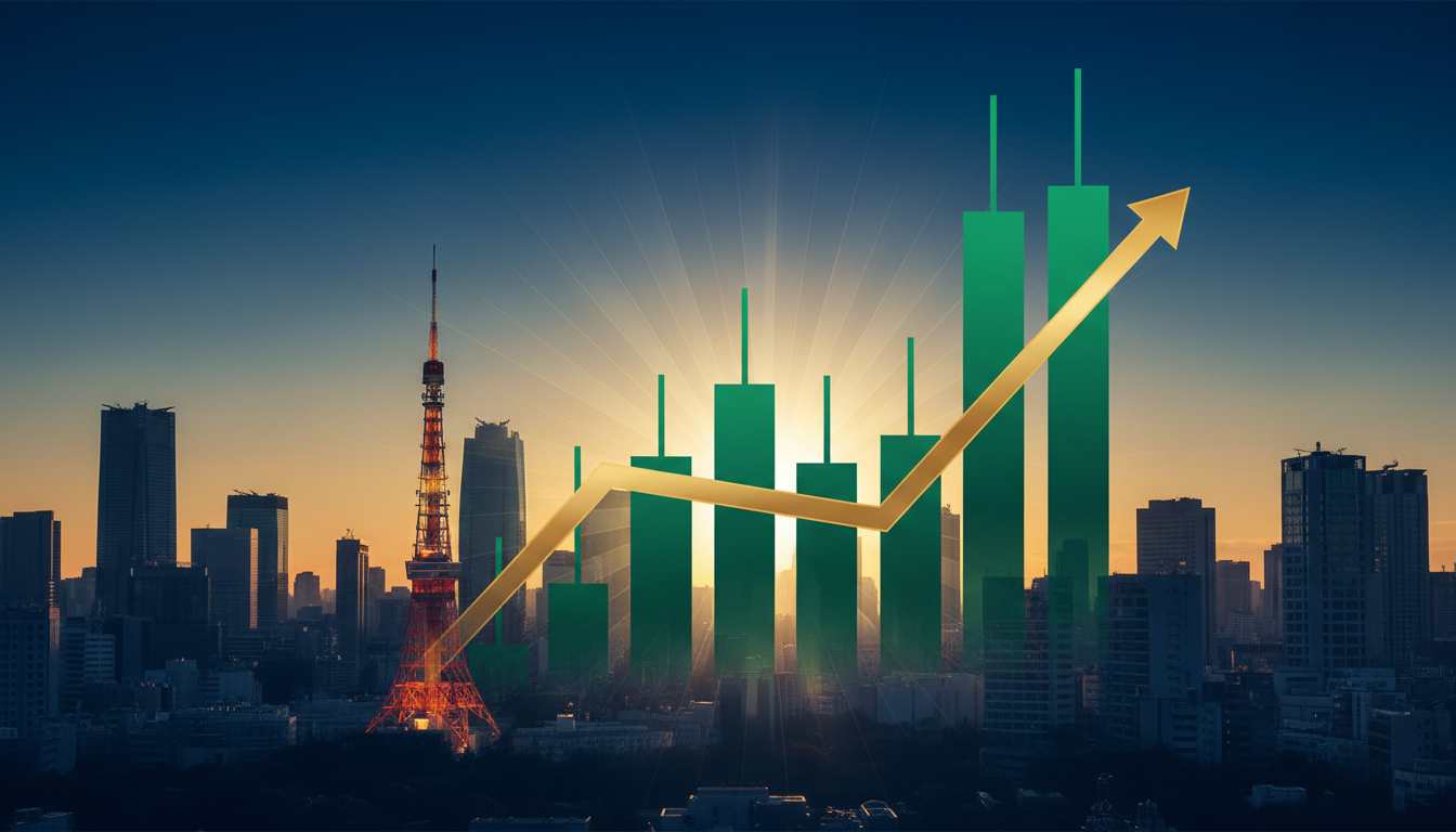 日経平均1,028円高で56,924円|円安159円台後半、ハイテク主導で東京市場再加速